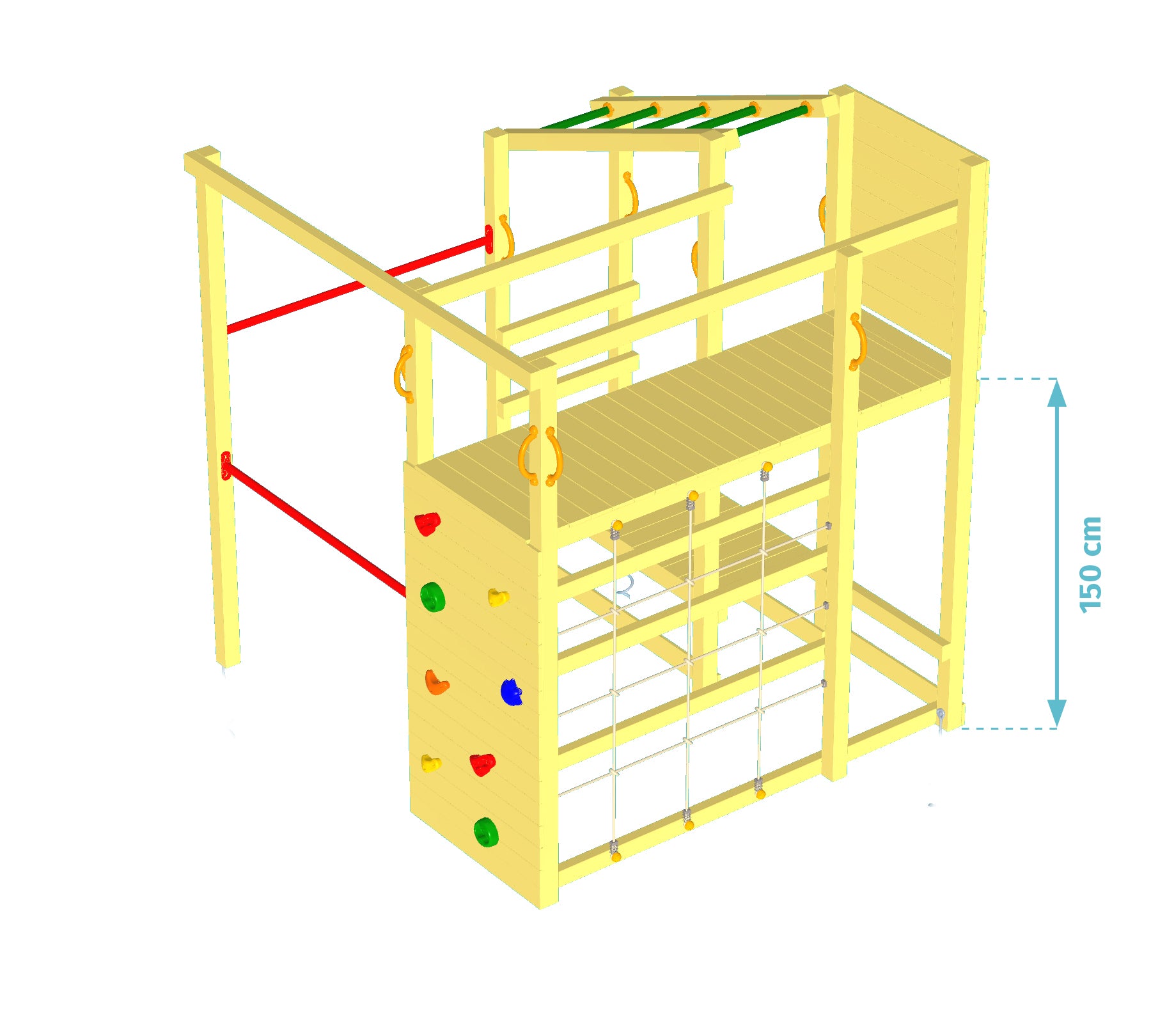 Blue Rabbit Crossfit Climbing Frame - My Outdoor Playground