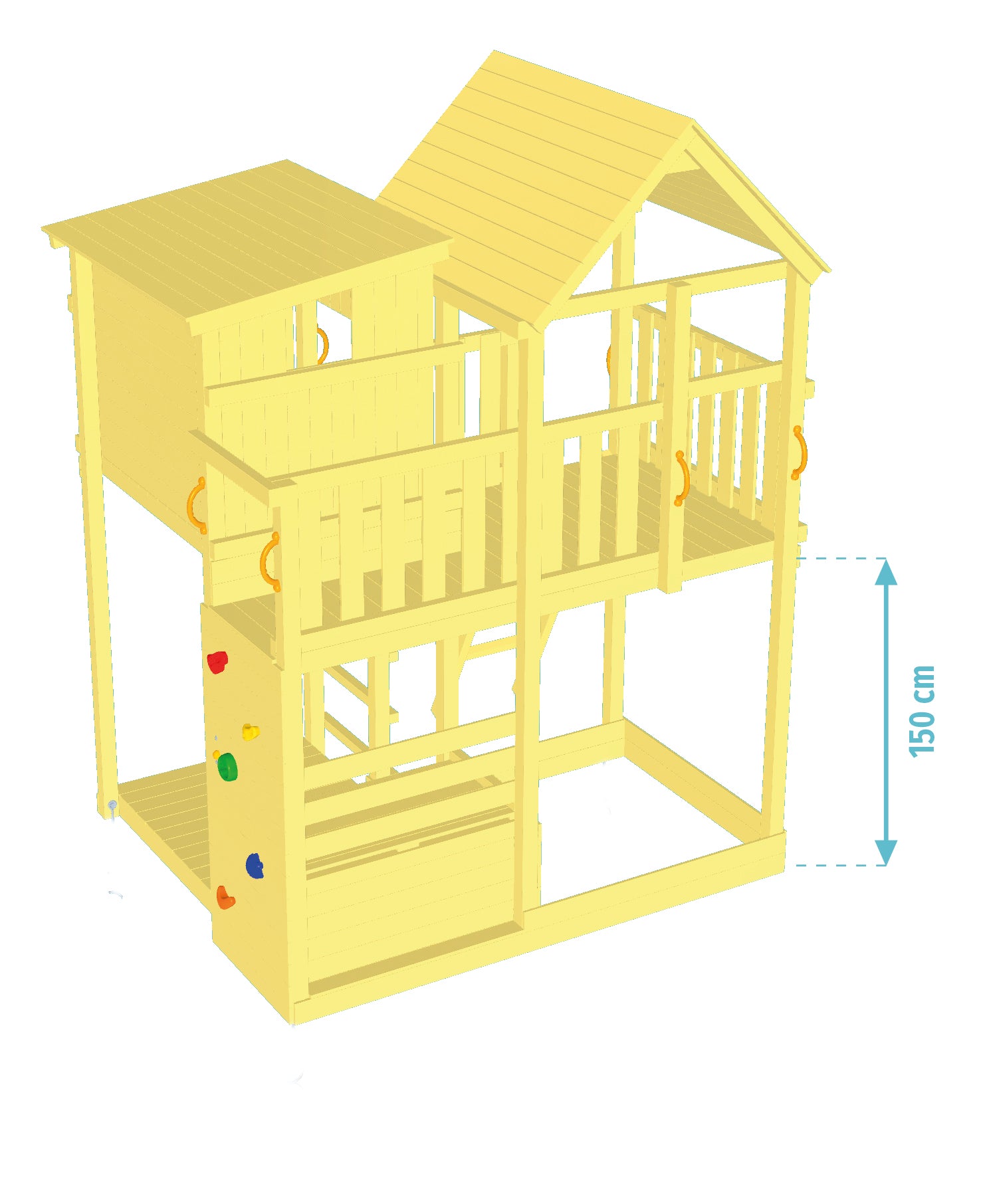 Blue Rabbit Palazzo Climbing Frame - My Outdoor Playground