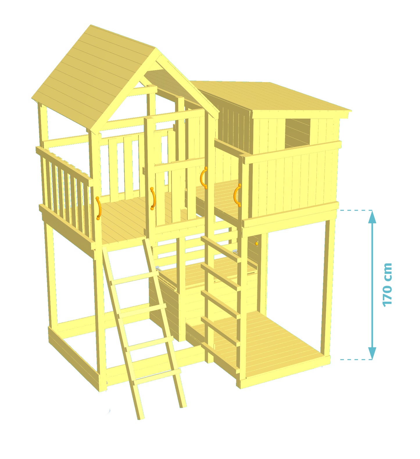 Blue Rabbit Palazzo Climbing Frame - My Outdoor Playground