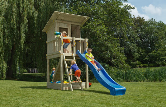Blue Rabbit Beach Hut Climbing Frame - My Outdoor Playground