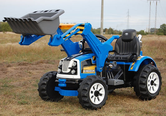 Kingdom Electric Tractor with Loader - My Outdoor Playground