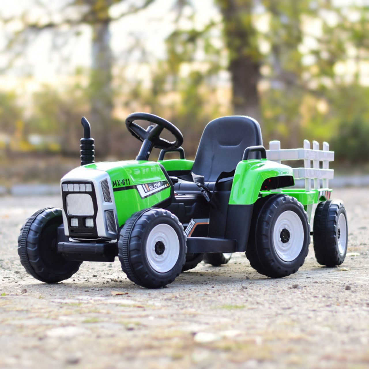 MX Electric Tractor & Trailer - My Outdoor Playground