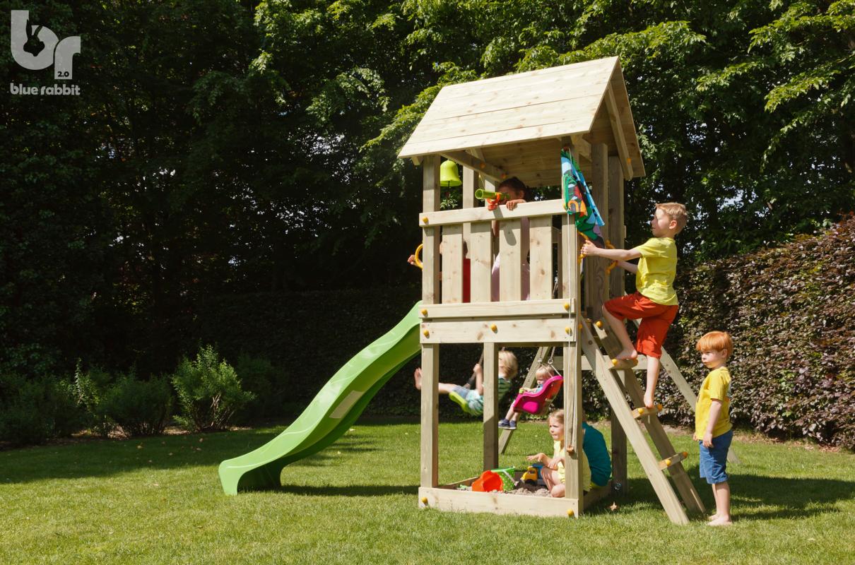 Blue Rabbit Kiosk Climbing Frame - My Outdoor Playground