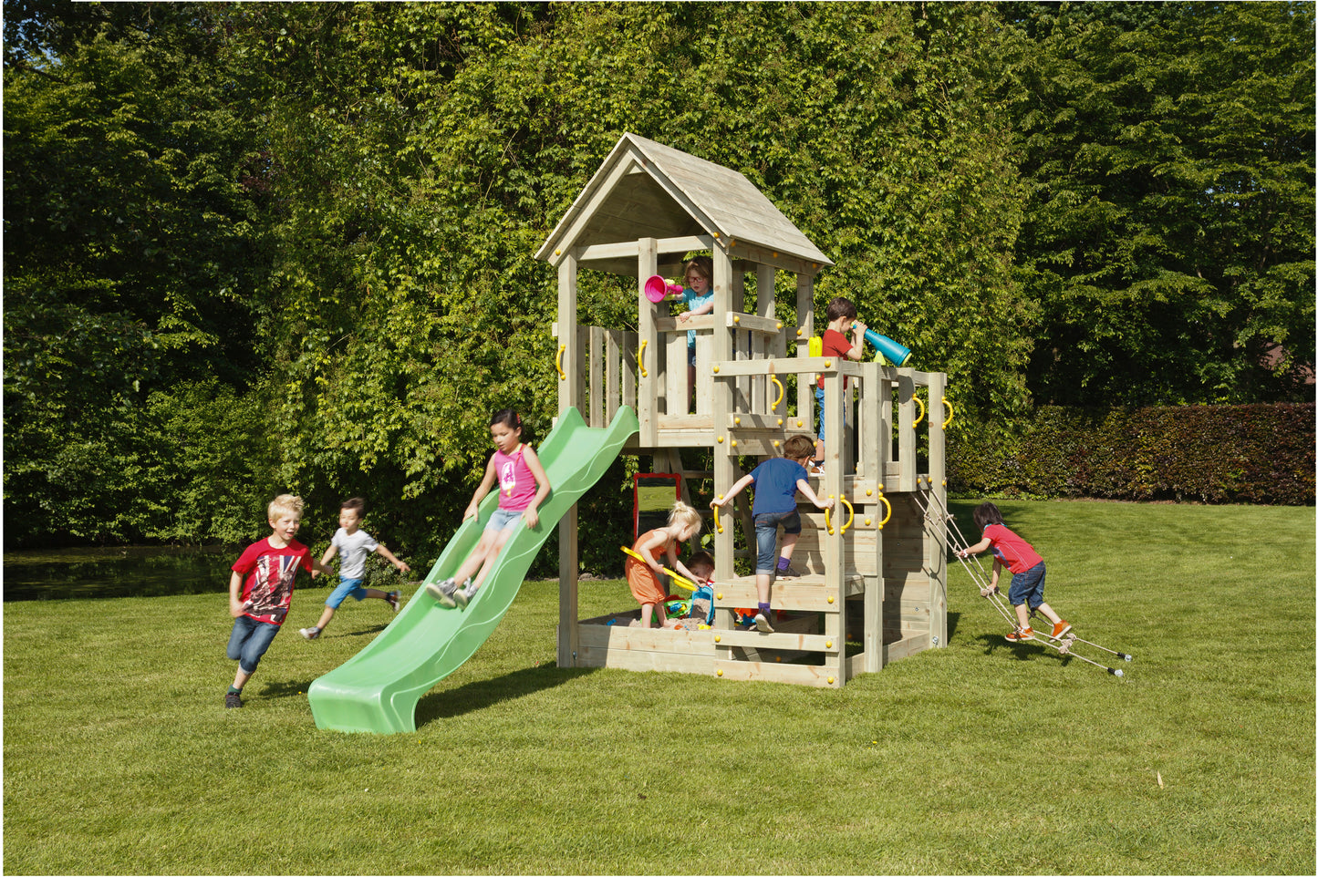 Blue Rabbit Penthouse Climbing Frame - My Outdoor Playground