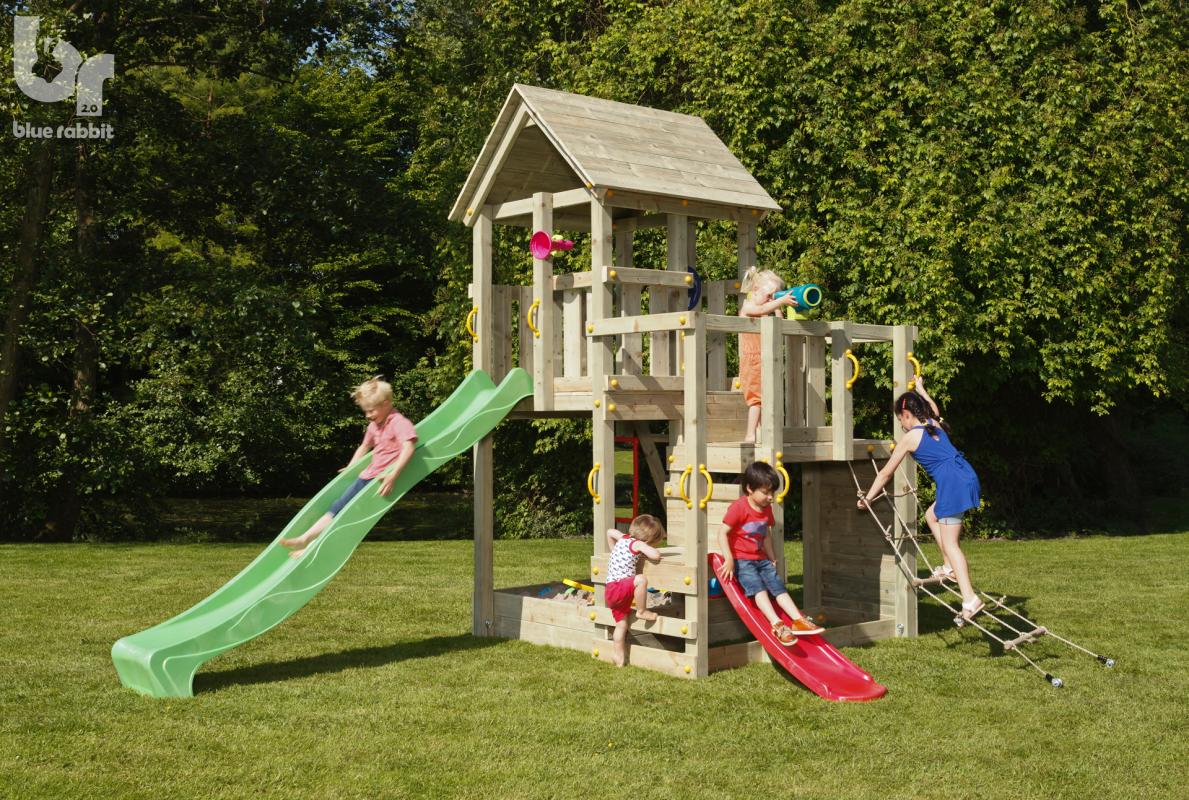 Blue Rabbit Penthouse Climbing Frame - My Outdoor Playground