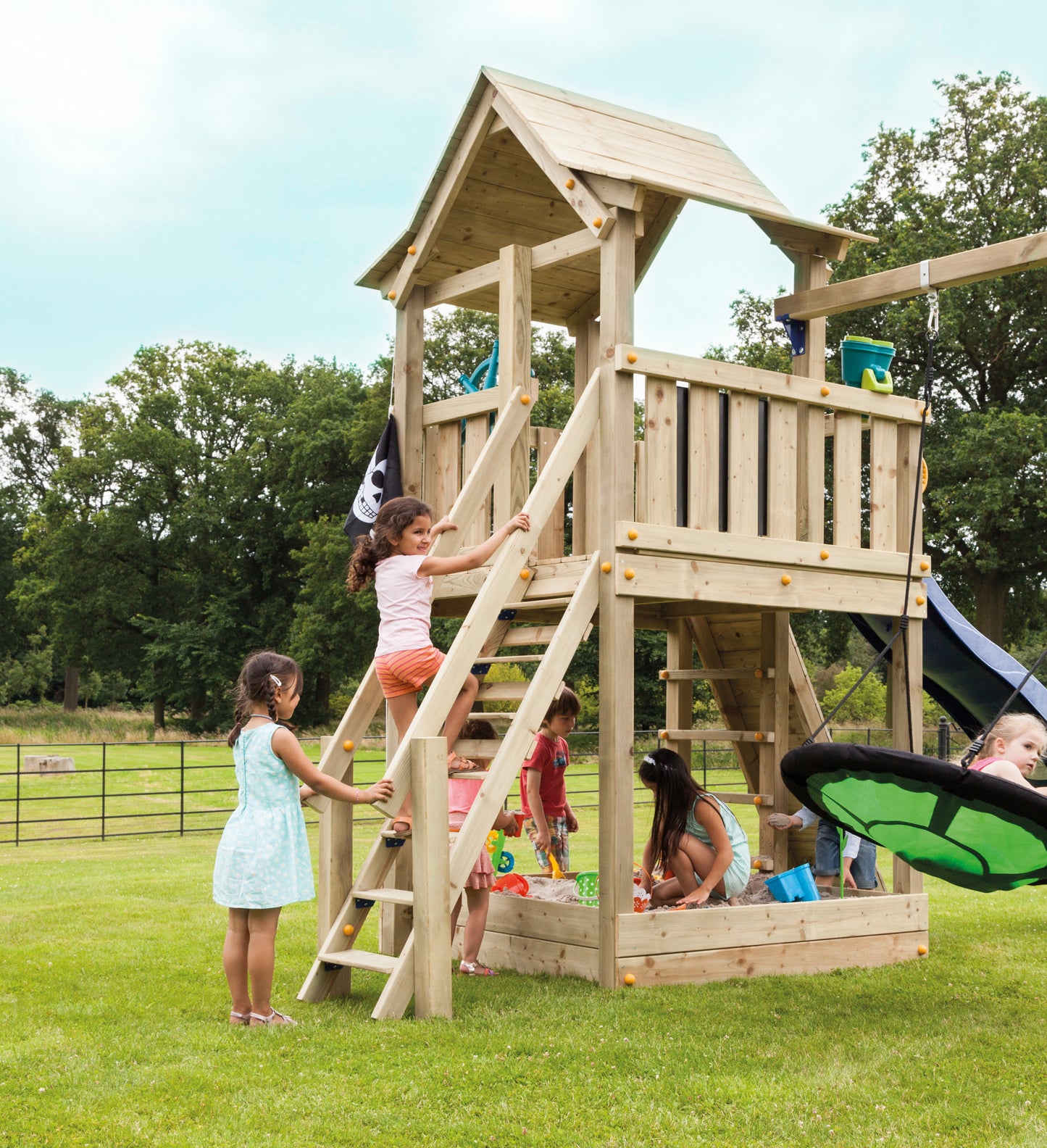 Blue Rabbit Steps Module (add-on) - My Outdoor Playground