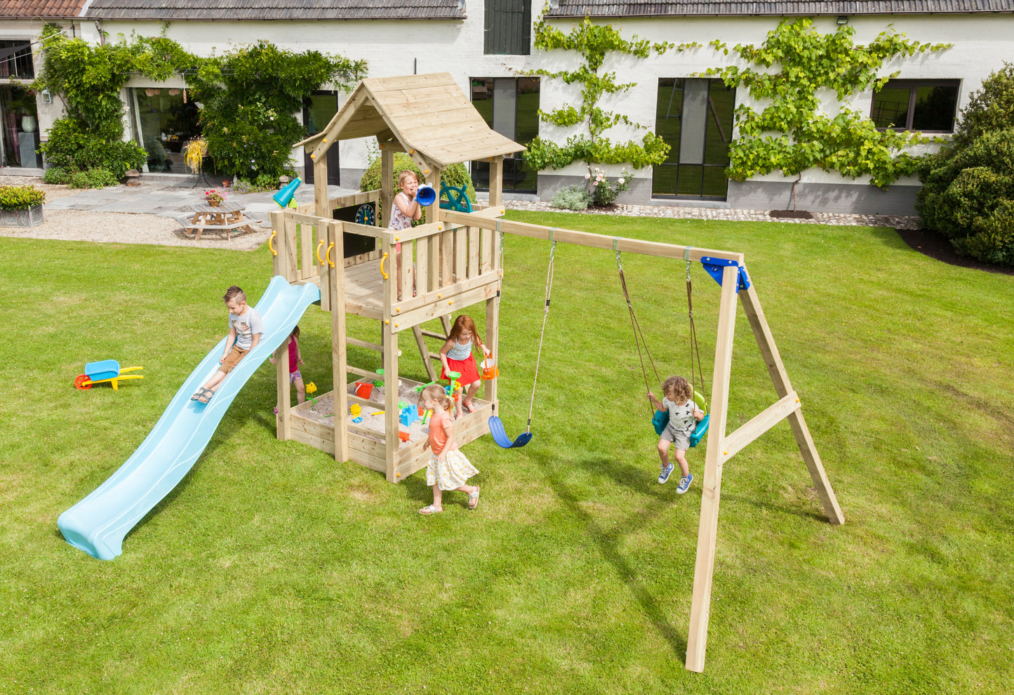 Blue Rabbit Swing Module (add-on) - My Outdoor Playground
