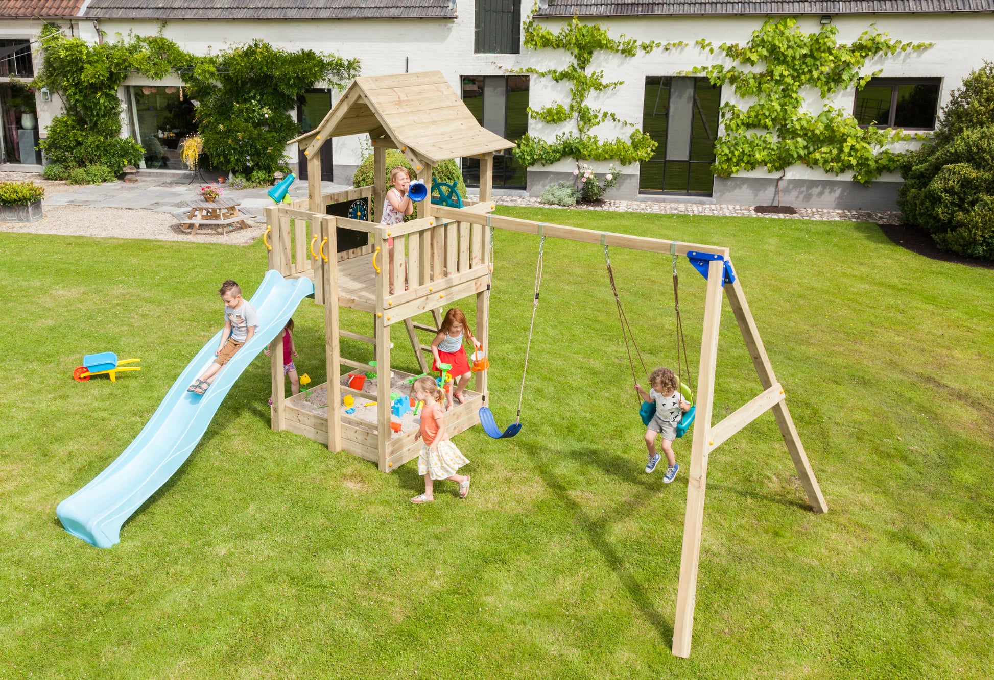 Blue Rabbit Swing Module (add-on) - My Outdoor Playground