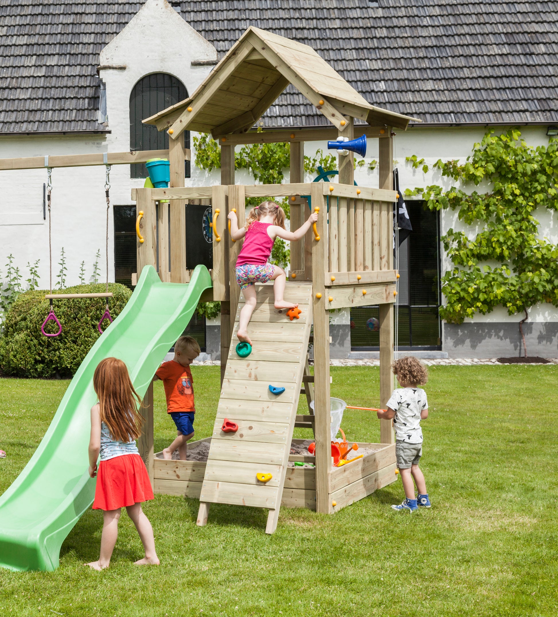 Blue Rabbit Climbing Wall Module (add-on) - My Outdoor Playground