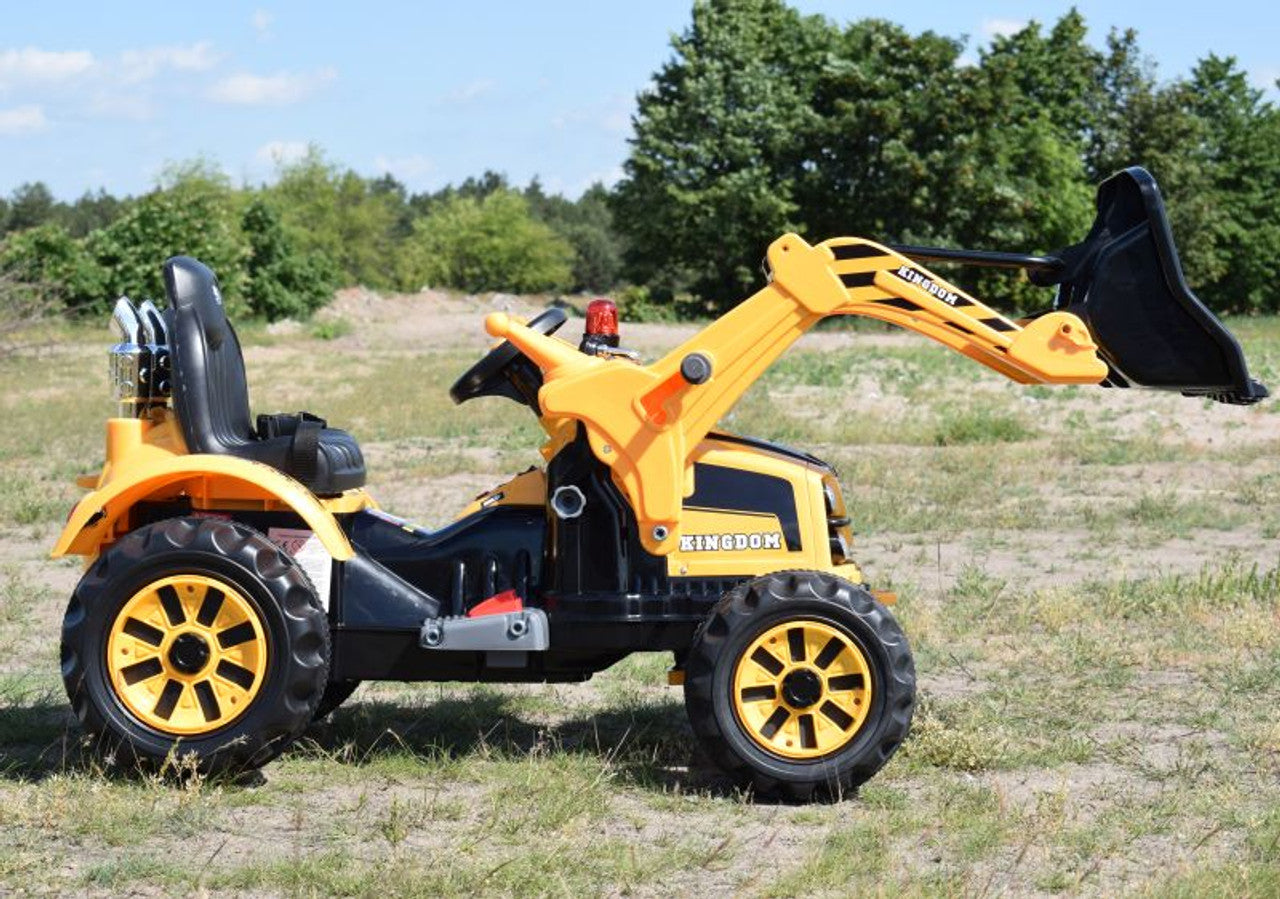Kingdom Electric Tractor with Loader - My Outdoor Playground